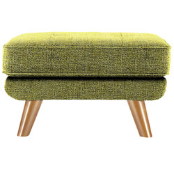 G Plan Vintage The Fifty Three Footstool Marl Green